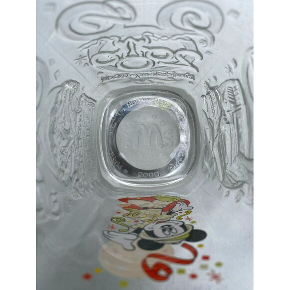 Set Of 2 Limited Edition Disney McDonalds Millennium 2000 Mickey Mouse Glasses - Picture 3 of 3